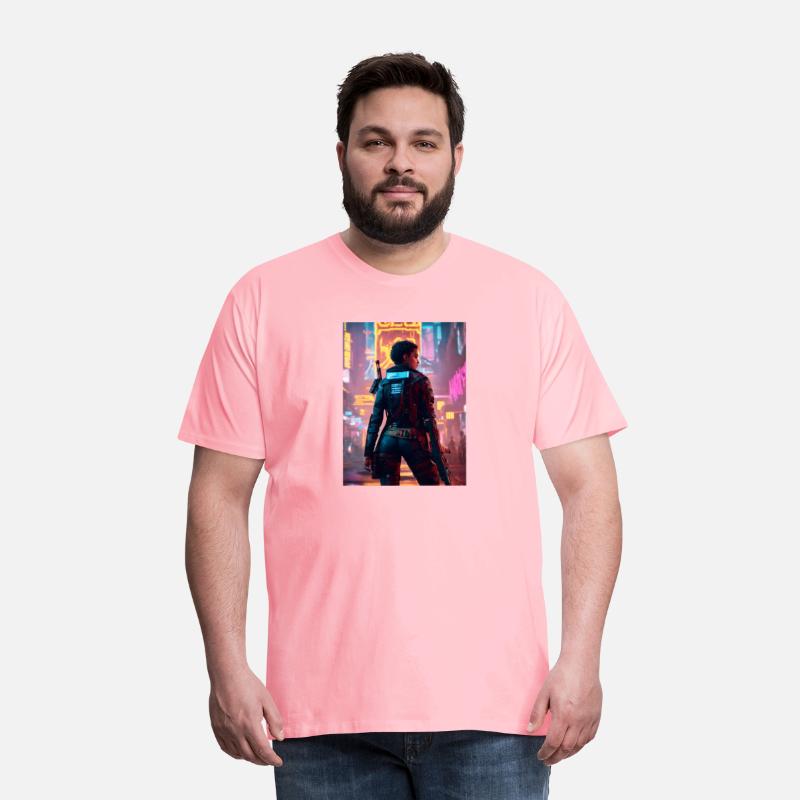 Cyberpunk Warrior: Sentinel of the Neon Streets