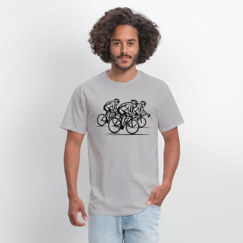 Cyclists One Line Drawing