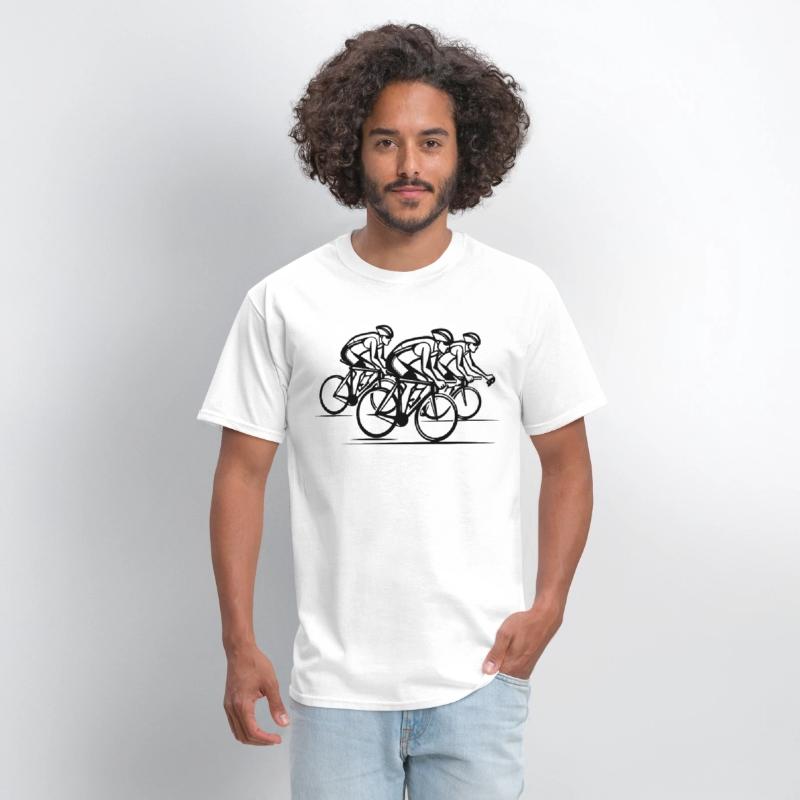 Cyclists One Line Drawing