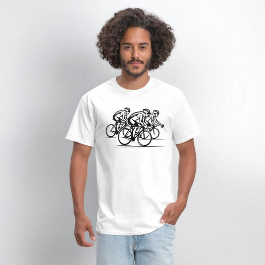 Cyclists One Line Drawing