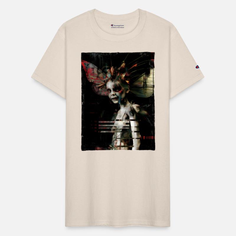 Dark Fairy Fairycore Cybergoth Glitch Graphic