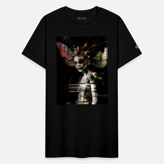 Dark Fairy Fairycore Cybergoth Glitch Graphic