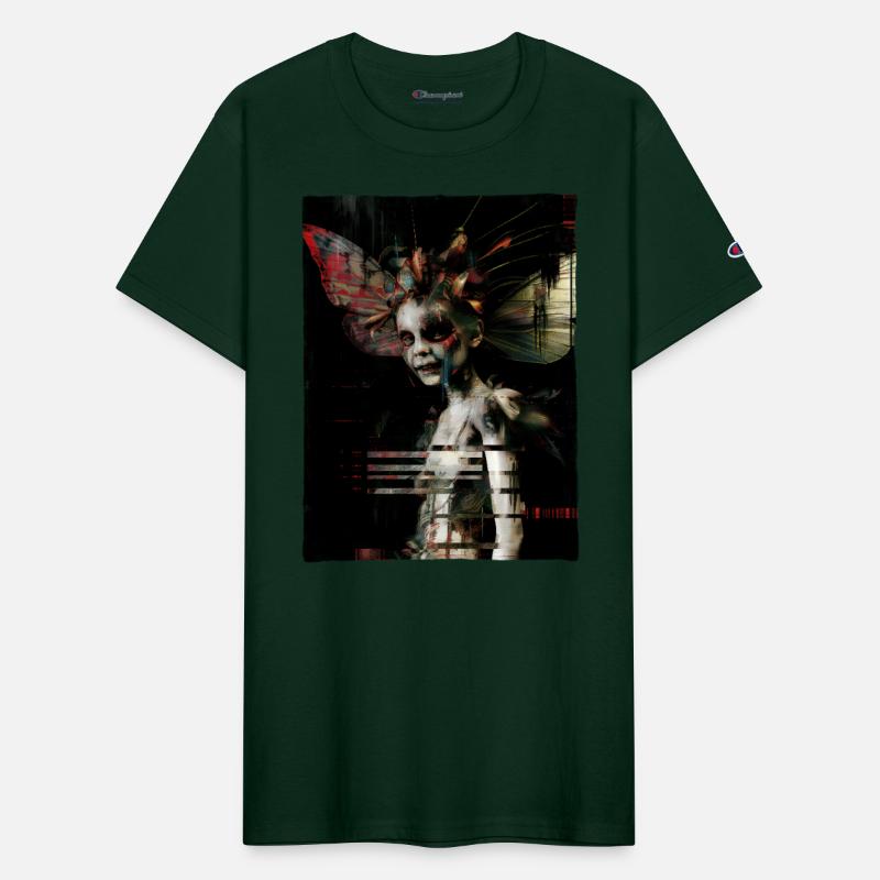 Dark Fairy Fairycore Cybergoth Glitch Graphic