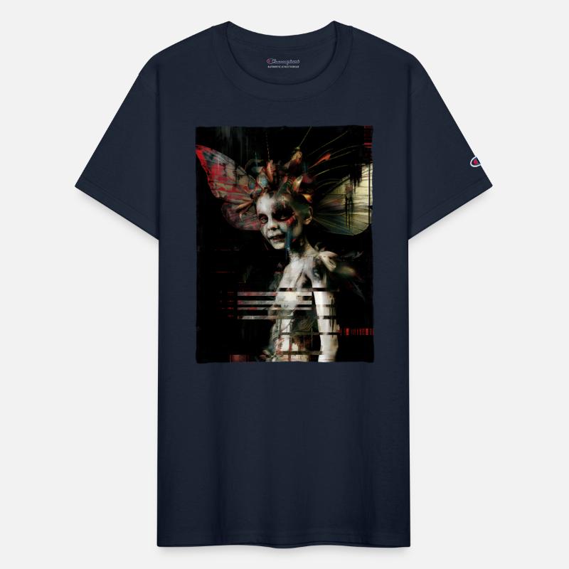 Dark Fairy Fairycore Cybergoth Glitch Graphic