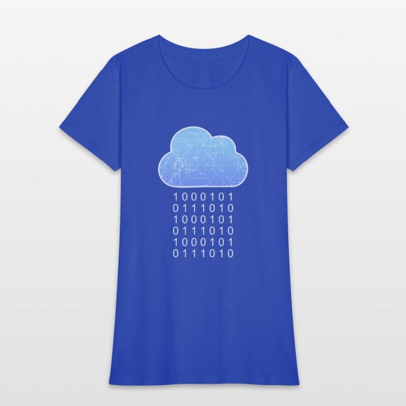 Data Analytics Cloud Data Rain Binary Geek Gift