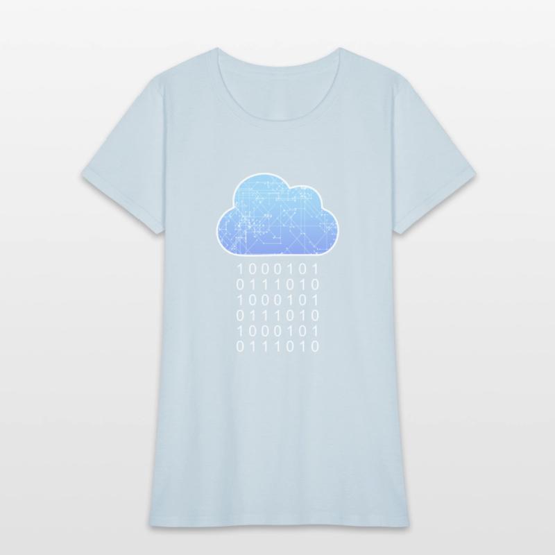 Data Analytics Cloud Data Rain Binary Geek Gift