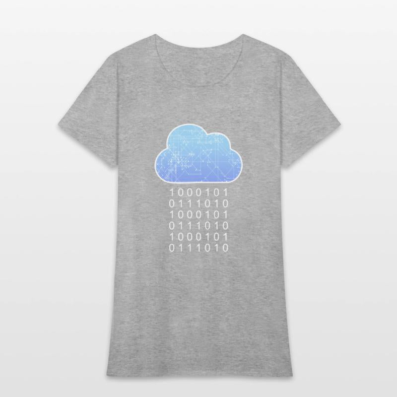 Data Analytics Cloud Data Rain Binary Geek Gift