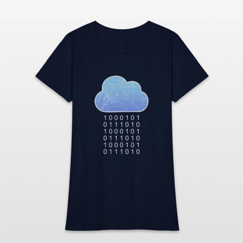 Data Analytics Cloud Data Rain Binary Geek Gift