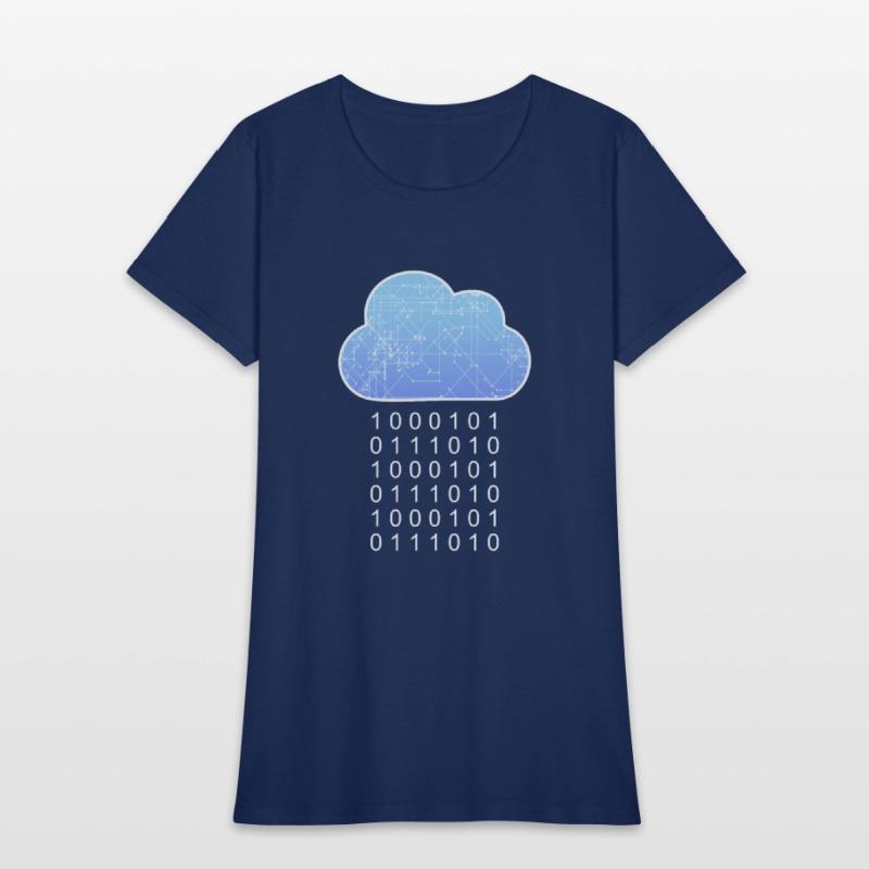 Data Analytics Cloud Data Rain Binary Geek Gift