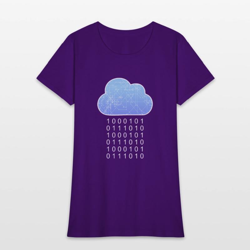 Data Analytics Cloud Data Rain Binary Geek Gift