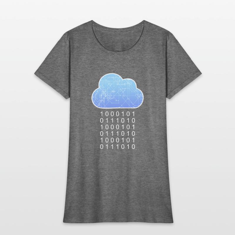 Data Analytics Cloud Data Rain Binary Geek Gift