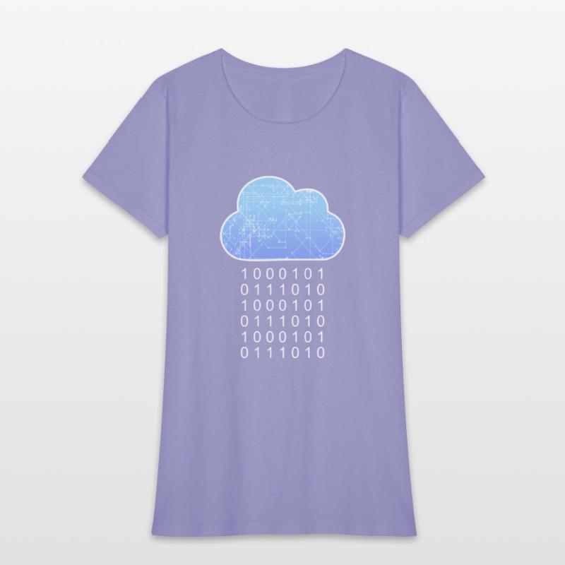 Data Analytics Cloud Data Rain Binary Geek Gift