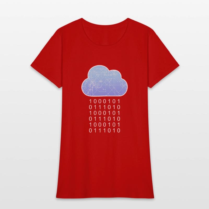 Data Analytics Cloud Data Rain Binary Geek Gift