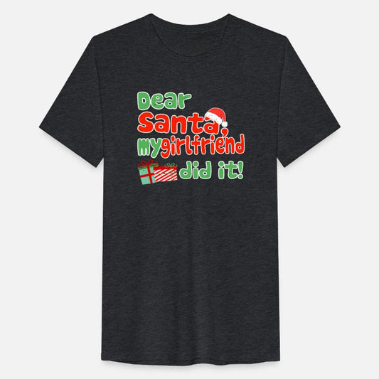 Dear Santa My Girlfriend Did It Funny Christmas