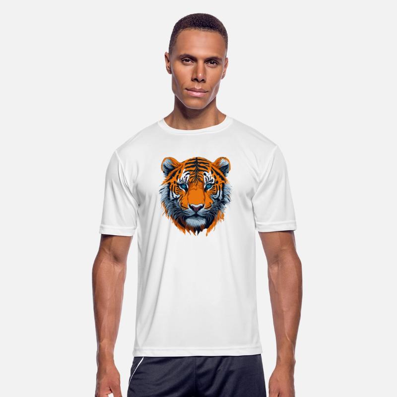 Detailed tiger head illustration