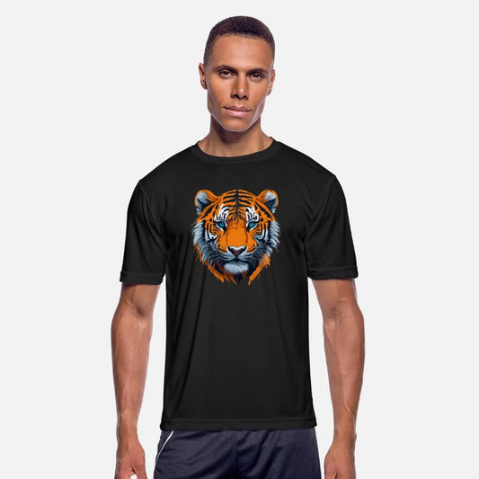 Detailed tiger head illustration