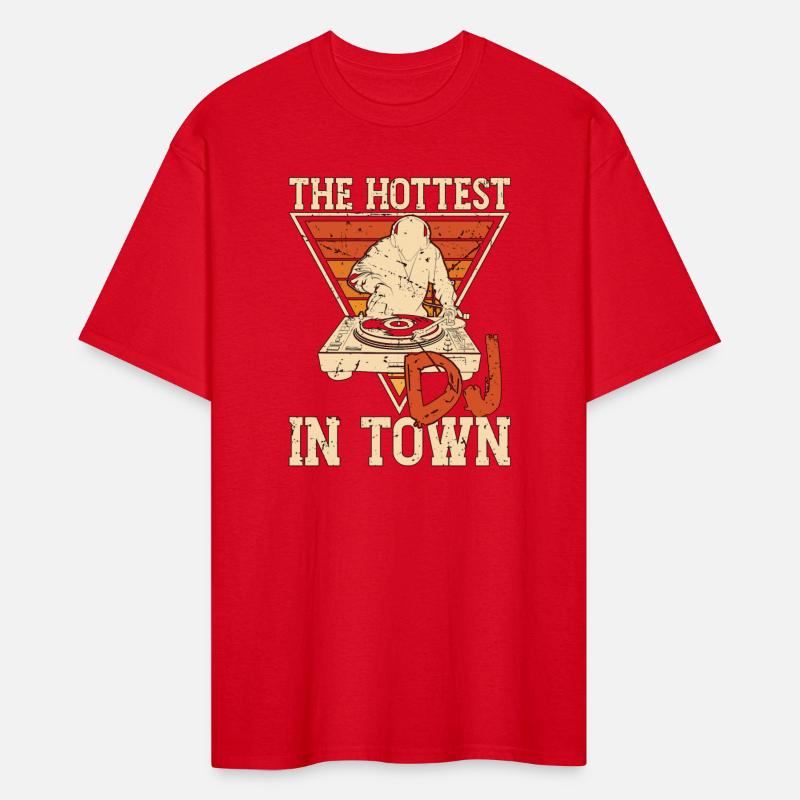 Disc Jockey The Hottest DJ In Disco Hall Turntable