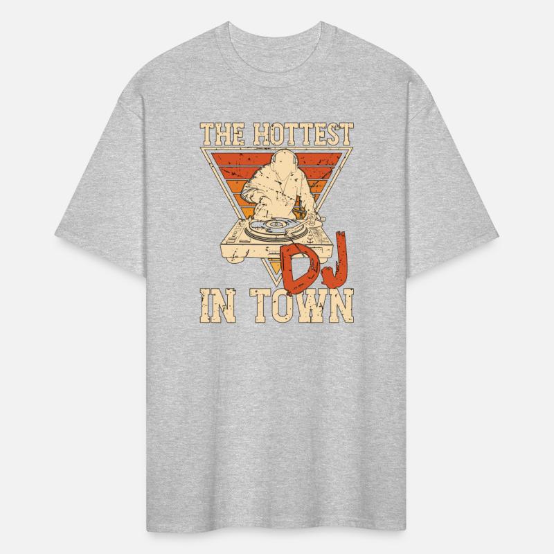 Disc Jockey The Hottest DJ In Disco Hall Turntable