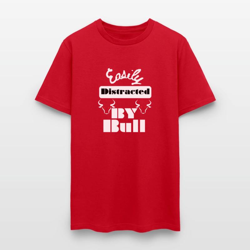 Distracted by bull Tshirt