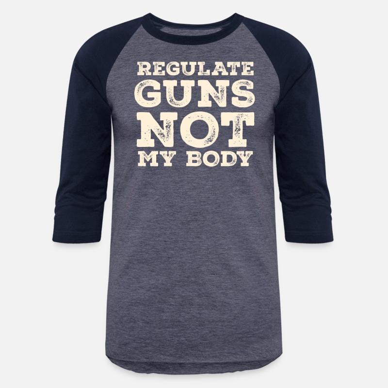 Distressed Quote REGULATE GUNS NOT MY BODY