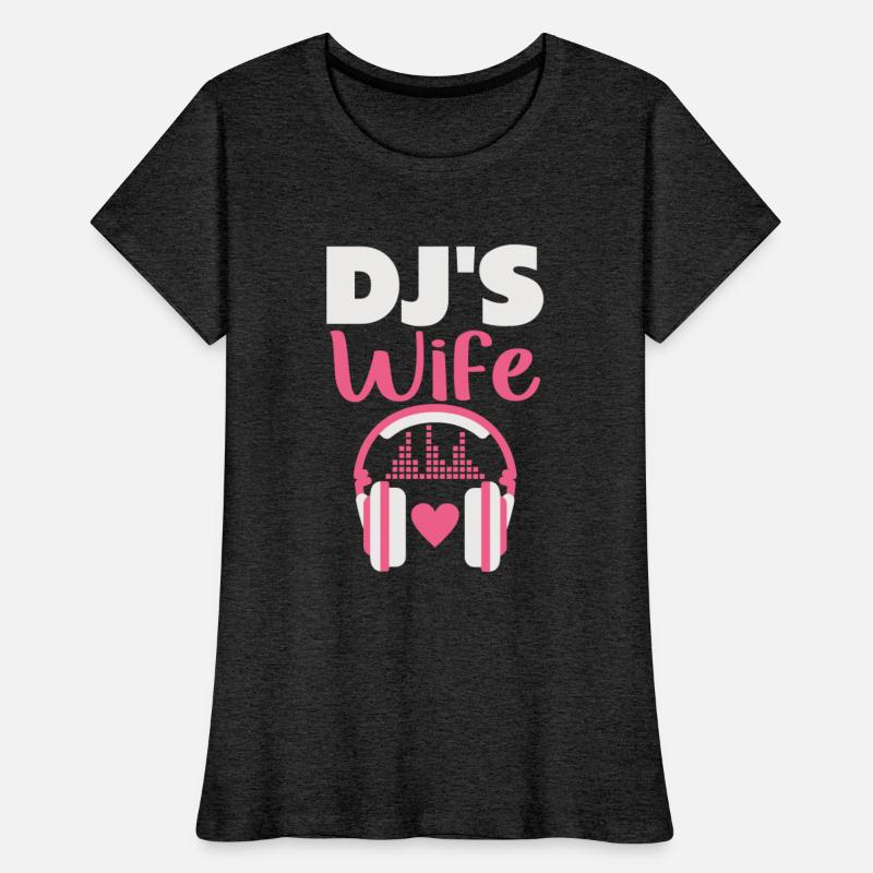 Dj s Wife Disc Jockey Girlfriend Music Headphones