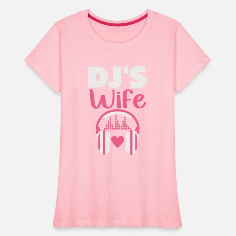 Dj s Wife Disc Jockey Girlfriend Music Headphones