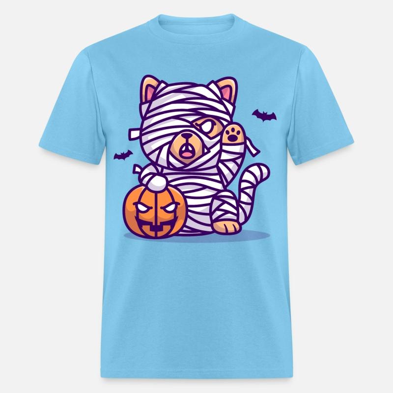 Dog Bum With A Pumpkin - Halloween