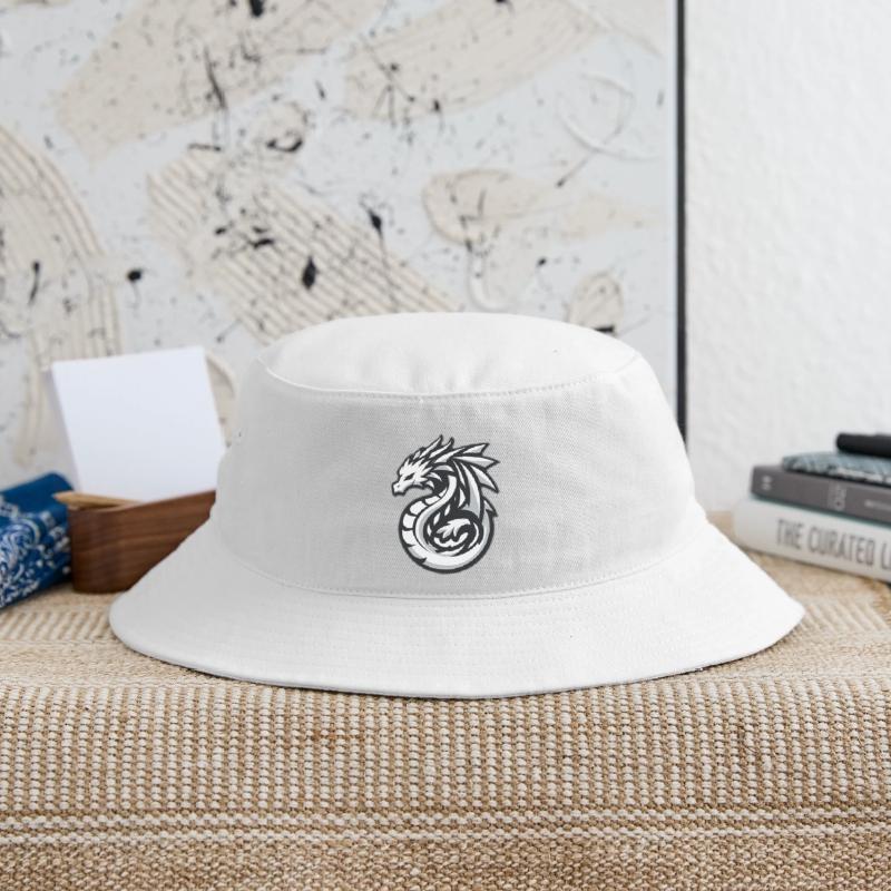 Dragon Logo in black & white