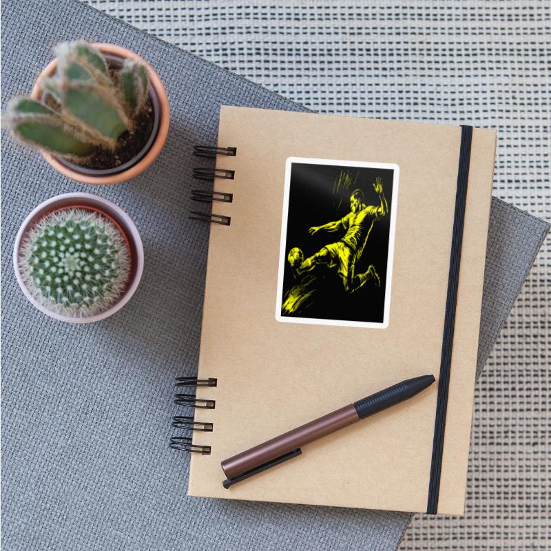 Dynamic Footballer,Illustration of Football Player