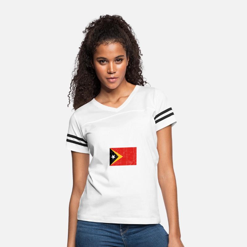 East Timor Vintage Flag