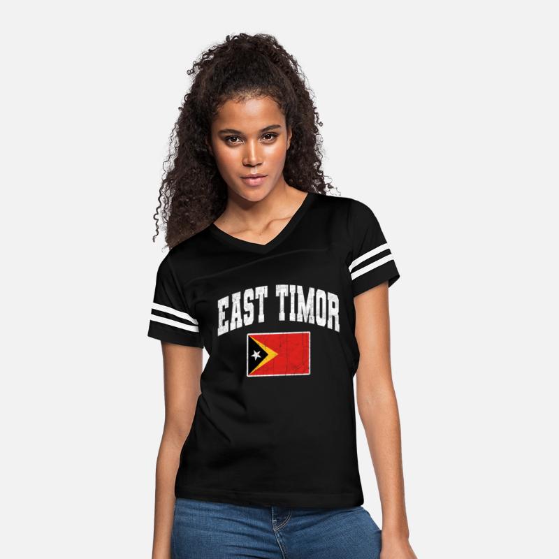 East Timor Vintage Flag