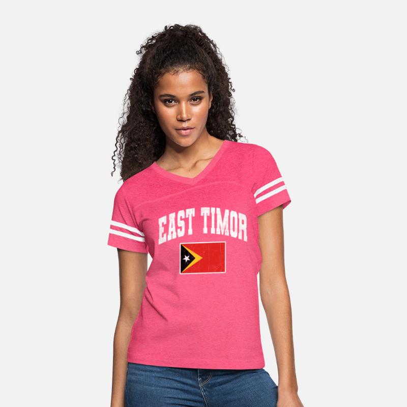 East Timor Vintage Flag