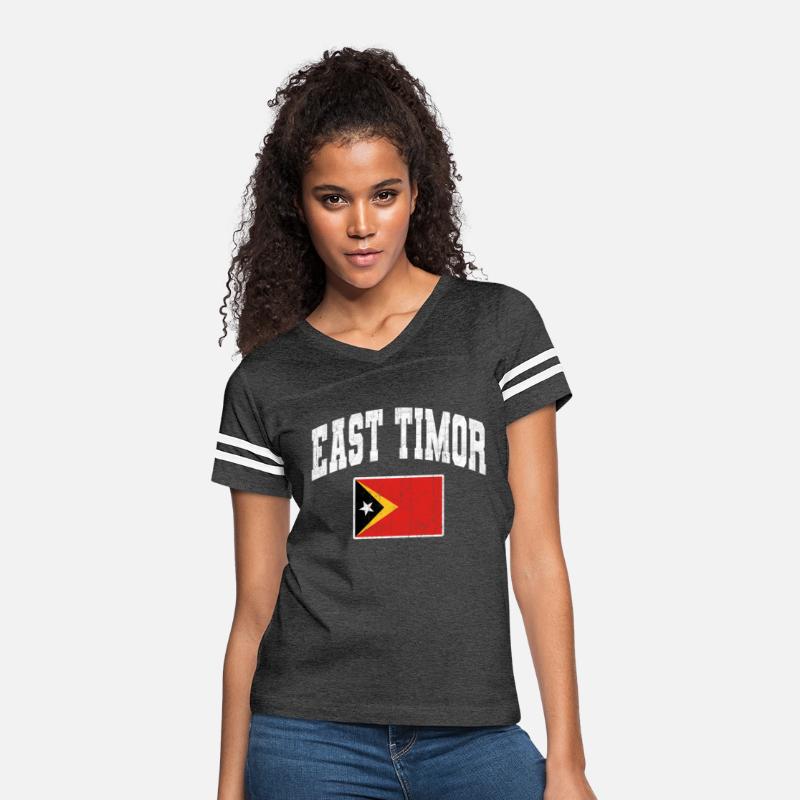 East Timor Vintage Flag