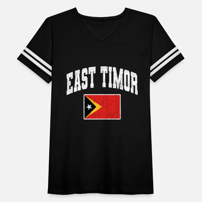 East Timor Vintage Flag