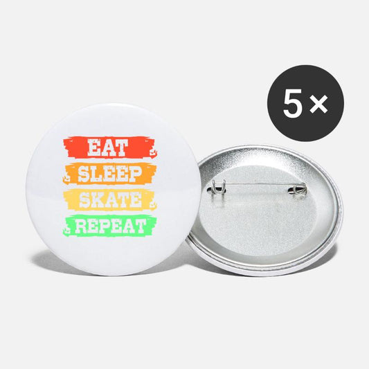 Eat Sleep Skate Repeat Retro Skateboard Longboard