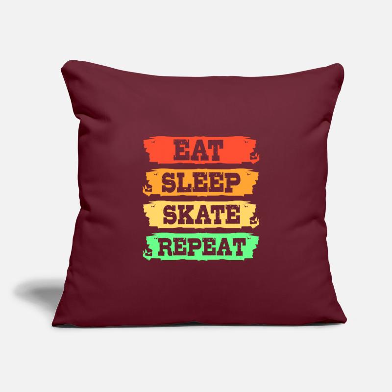 Eat Sleep Skate Repeat Retro Skateboard Longboard