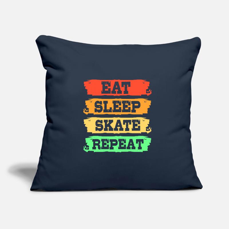 Eat Sleep Skate Repeat Retro Skateboard Longboard