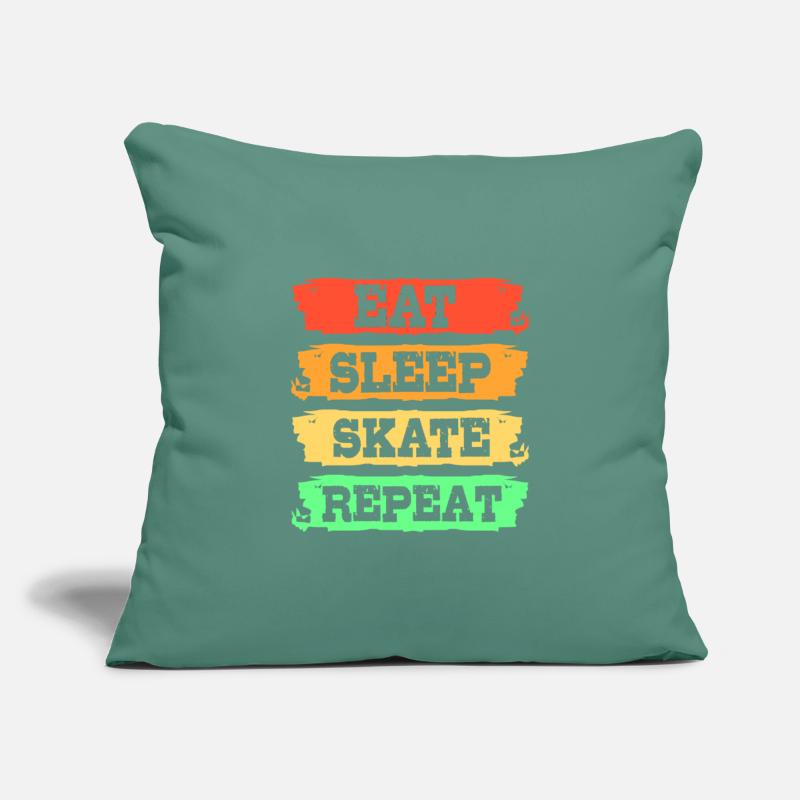 Eat Sleep Skate Repeat Retro Skateboard Longboard