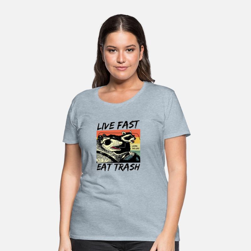 Eat trash like raccoons