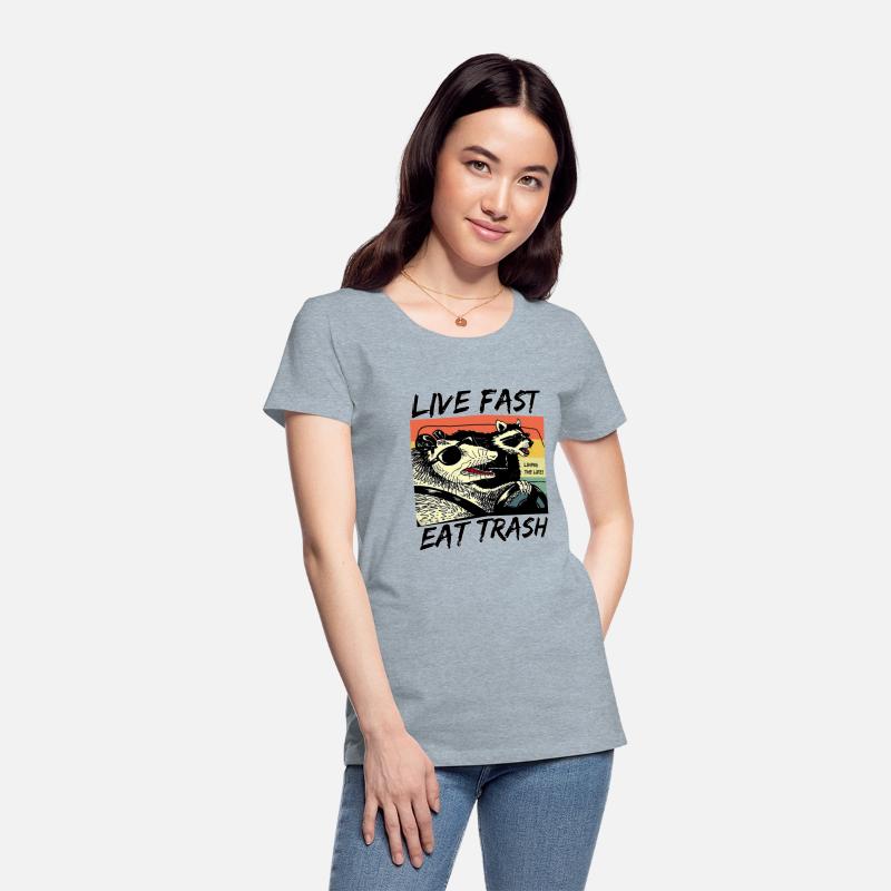 Eat trash like raccoons