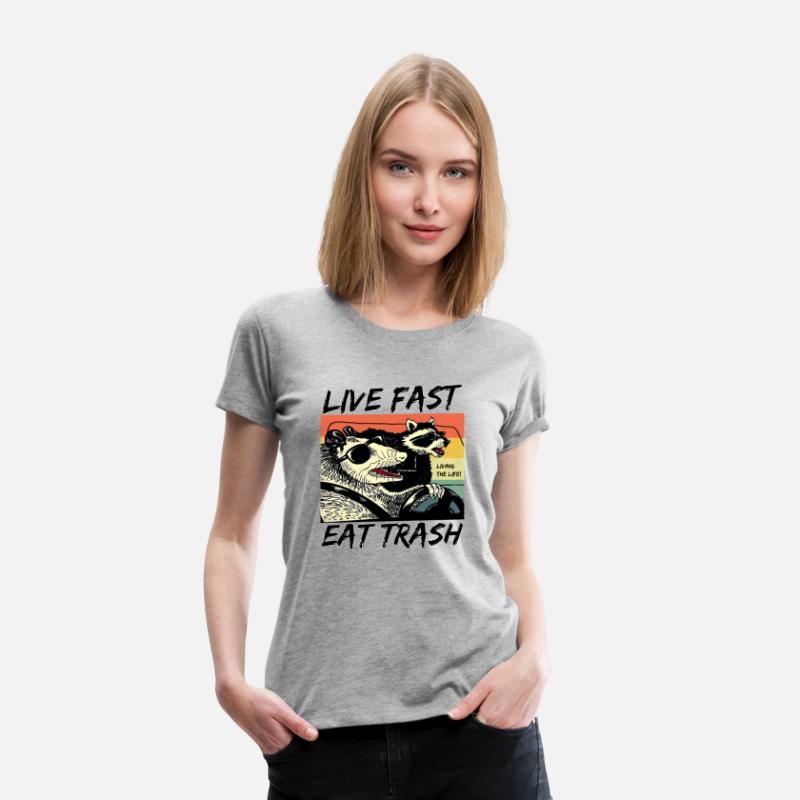 Eat trash like raccoons