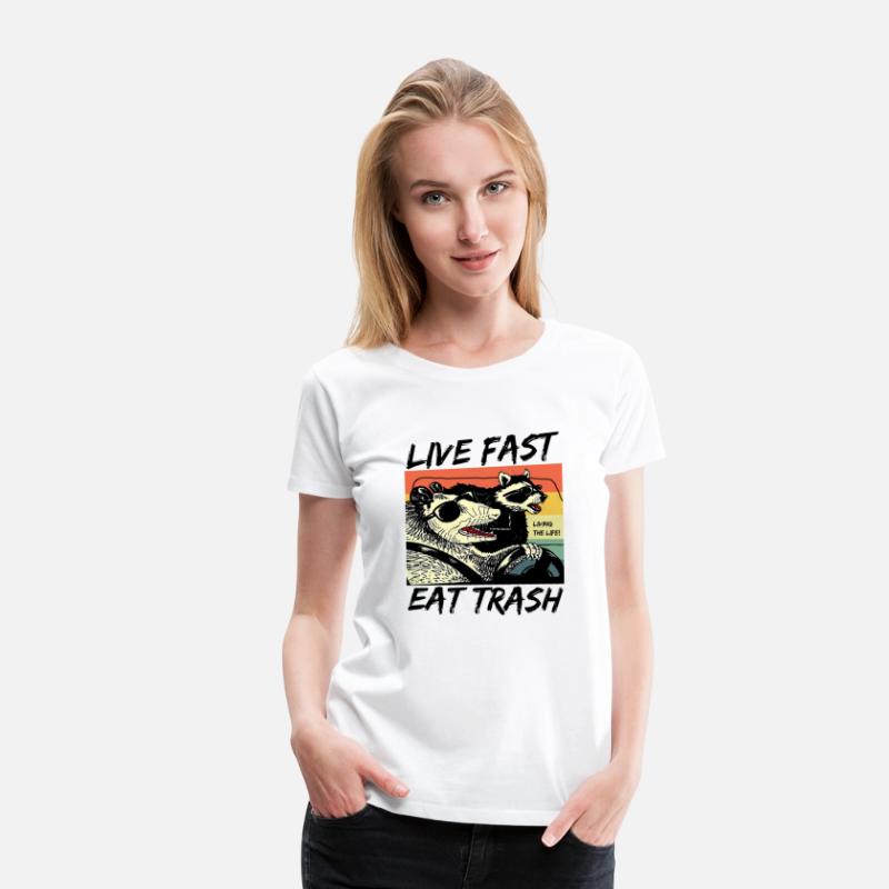 Eat trash like raccoons