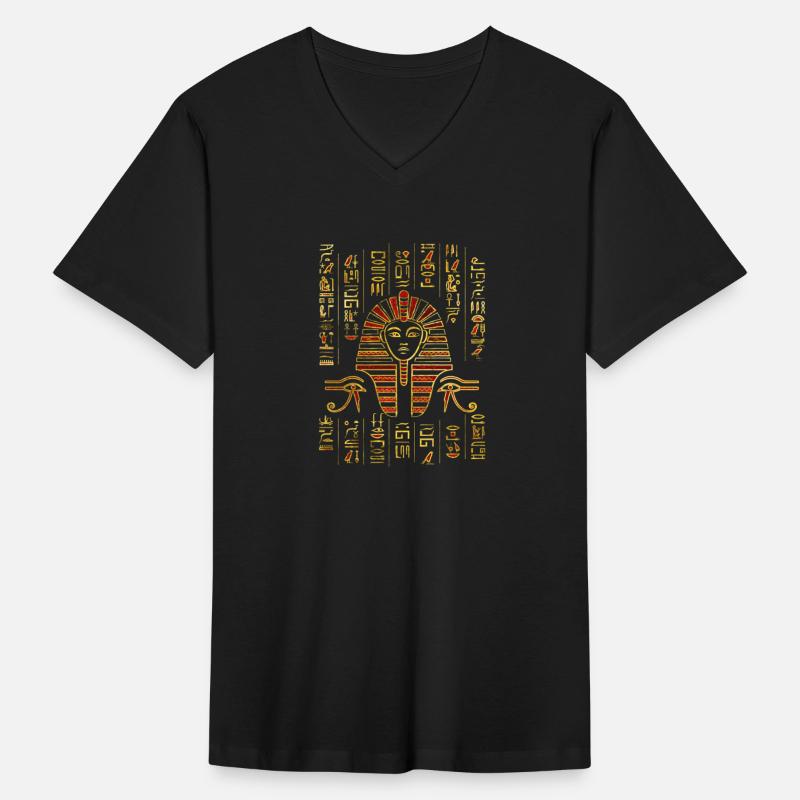 Egyptian Sphinx on hieroglyphics red crystal