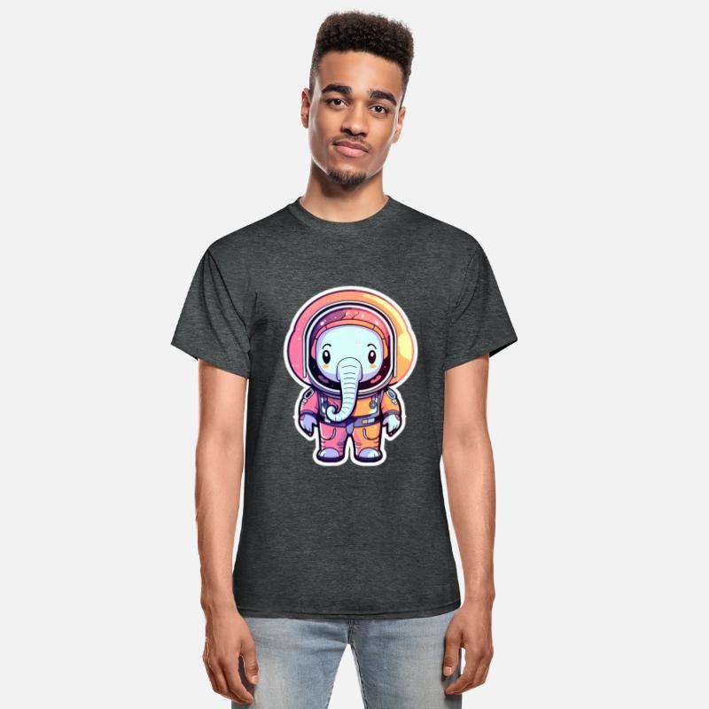 Elephant Astronaut Illustration