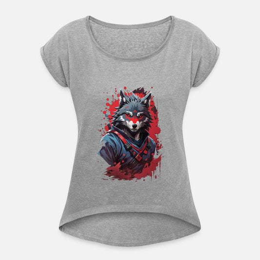 Embrace the Shadowed Fury Menacing Evil Ninja Wolf