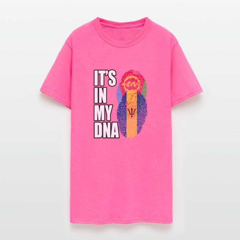 Eritrean And Barbadian Mix Heritage DNA Flag