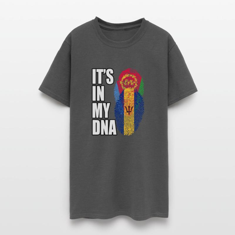 Eritrean And Barbadian Mix Heritage DNA Flag