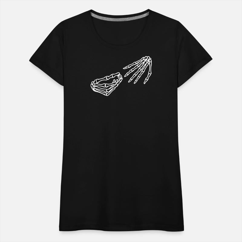 Ethereal Skeleton Hands Illustration