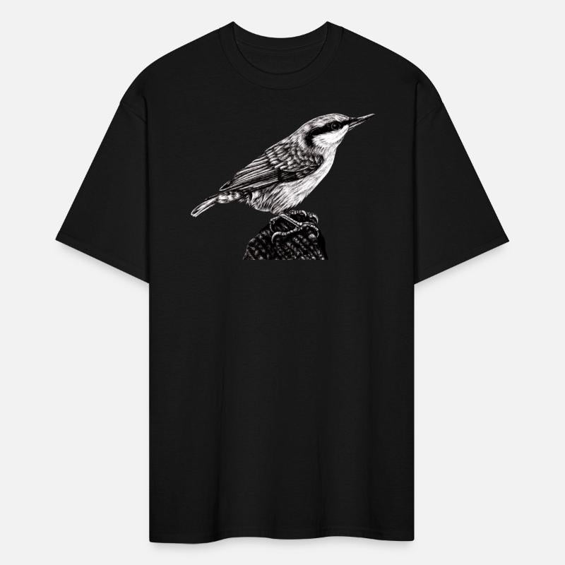 Eurasian nuthatch illustration