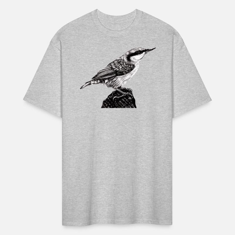 Eurasian nuthatch illustration